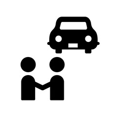 車の売買、成約アイコン