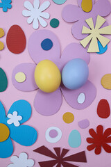 easter eggs background