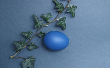 easter eggs and ivy