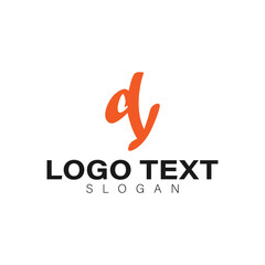 vector design elements for your company logo, letter dy logo. modern logo design, business corporate template. dy monogram logo.