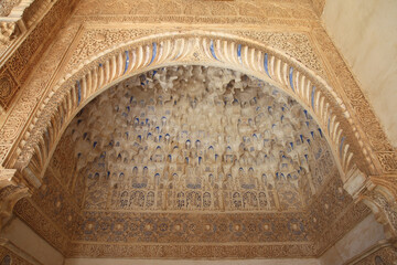 Part of the Alhambra Palace - obrazy, fototapety, plakaty