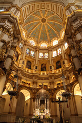 Fototapeta na wymiar Inside the Cathedral of Spain