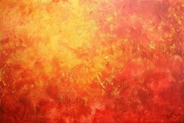 Red and Yellow Abstract Painting. Generative AI