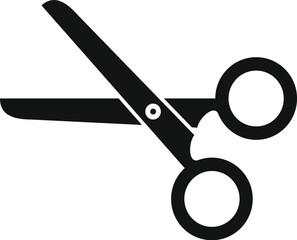Beauty salon scissors icon simple vector. Medical care. Female fashion