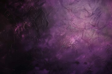 Purple and Black Background With Cracks. Generative AI