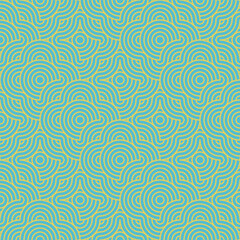 Fototapeta na wymiar Simple wave line background. Vector illustration.