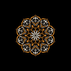 Geometric luxury mandala decorative background