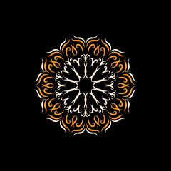 Geometric luxury mandala decorative background