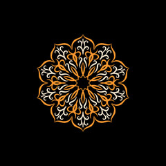 Geometric luxury mandala decorative background