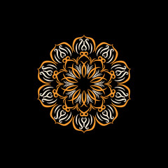 Geometric luxury mandala decorative background