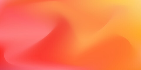 Bright vector swirl red and orange mesh gradient background. Abstract soft wavy warm colors digital watercolor for nature fire flame concept, passion design, banner