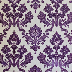 Purple Damask wallpaper background 