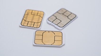 携帯電話のSIMカード