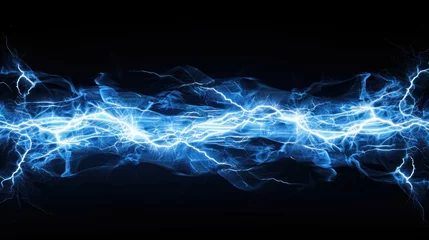 Fototapete Feuer lightning , Hot lighting. Electrical energy.