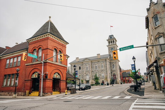 canada, guelgh - sep 2th 2023 Downtown Guelph Ontario Canada