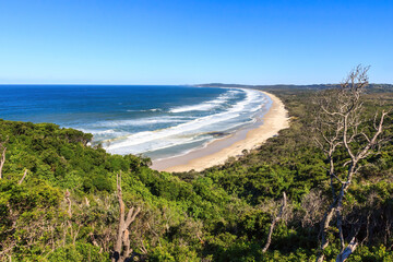 View of Tallow beach from Cape Byron