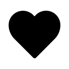 heart glyph icon
