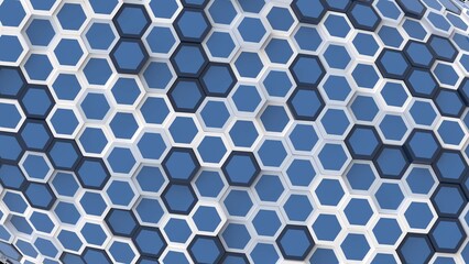Wallpaper 4k animation random hexagon motion background