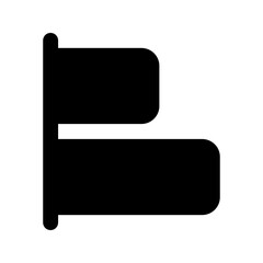 bar chart glyph icon