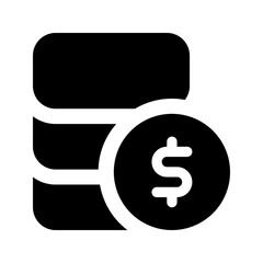 budget glyph icon