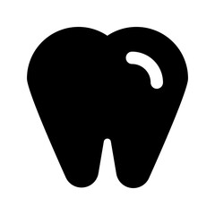 tooth glyph icon