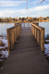 pier on the lake