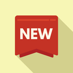 Hot future tag icon flat vector. Sale customer. Evaluate label top