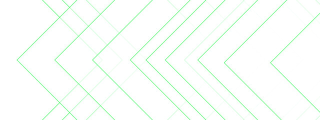 Abstract Green Geometric squares with modern technology design. Futuristic digital landscape with lines. Concept for dynamic websites, striking posters, and business booklets.