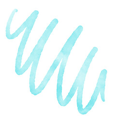 Colorful Squiggly Lines Decoration