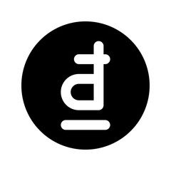 dong glyph icon