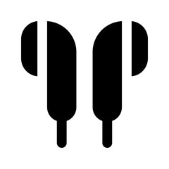 earphone glyph icon