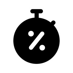 limited time glyph icon