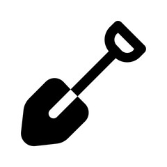 shovel glyph icon