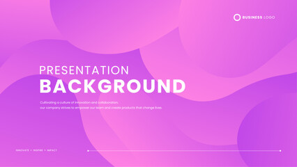 Purple violet vector simple abstract background with waves and liquid. Presentation background template