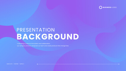 Purple violet simple abstract background with wave and liquid shape. Presentation background template