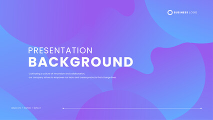 Purple violet vector abstract creative background in minimal and simple trendy style with wave and iquid shape. Presentation background template