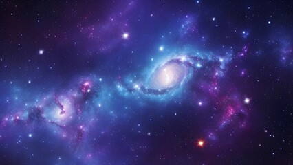 Galaxy dark black blue background Nebula and galaxies in space. Abstract cosmos purple pink pastel background. Night Sky and Deep Space.