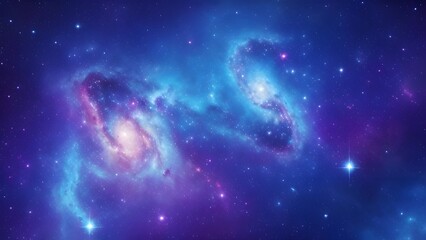 Galaxy dark black blue background Nebula and galaxies in space. Abstract cosmos purple pink pastel background. Night Sky and Deep Space.