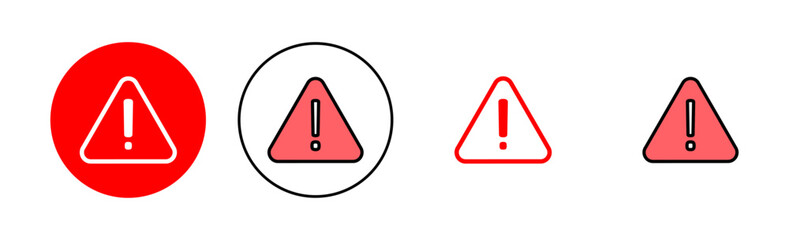 Exclamation danger sign illustration. attention sign and symbol. Hazard warning attention sign