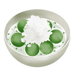 illustration of jelly ball fruits