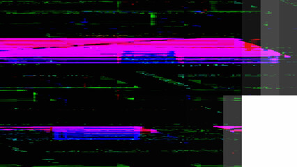Abstract background colorful glitch artifacts