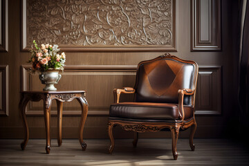 The Unfading Elegance: A Beautiful Layout of GG Vintage Furniture Illuminated by Soft Light