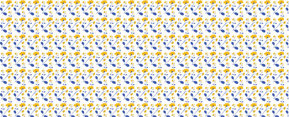 Leaves branch and Hand Drawn doodle Scribble floral plants banner. wallpaper, wrapping paper, scrapbooking, backgrounds, packaging, textile prints, etc. vector illustration