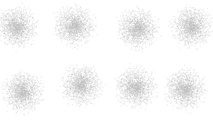 Round circle brush stroke vector collection