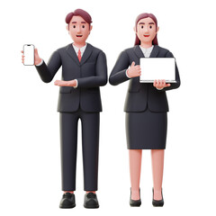 Businessman 3D Characters design illustration