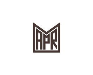 APR logo design vector template
