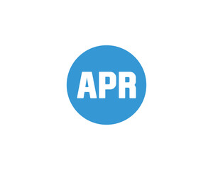 APR logo design vector template