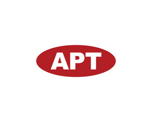 APT logo design vector template