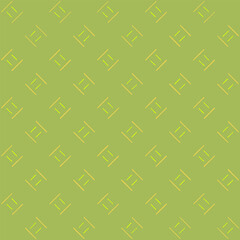 hand drawn squares of diagonal stripes. decorative art. green repetitive background. vector seamless pattern. geometric fabric swatch. textile print