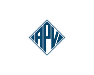 APV Logo design vector template